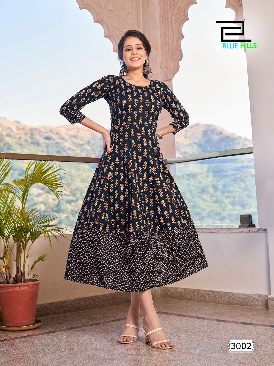 Rani Vol 3 By Blue Hills Anarkali Kurtis Catalog